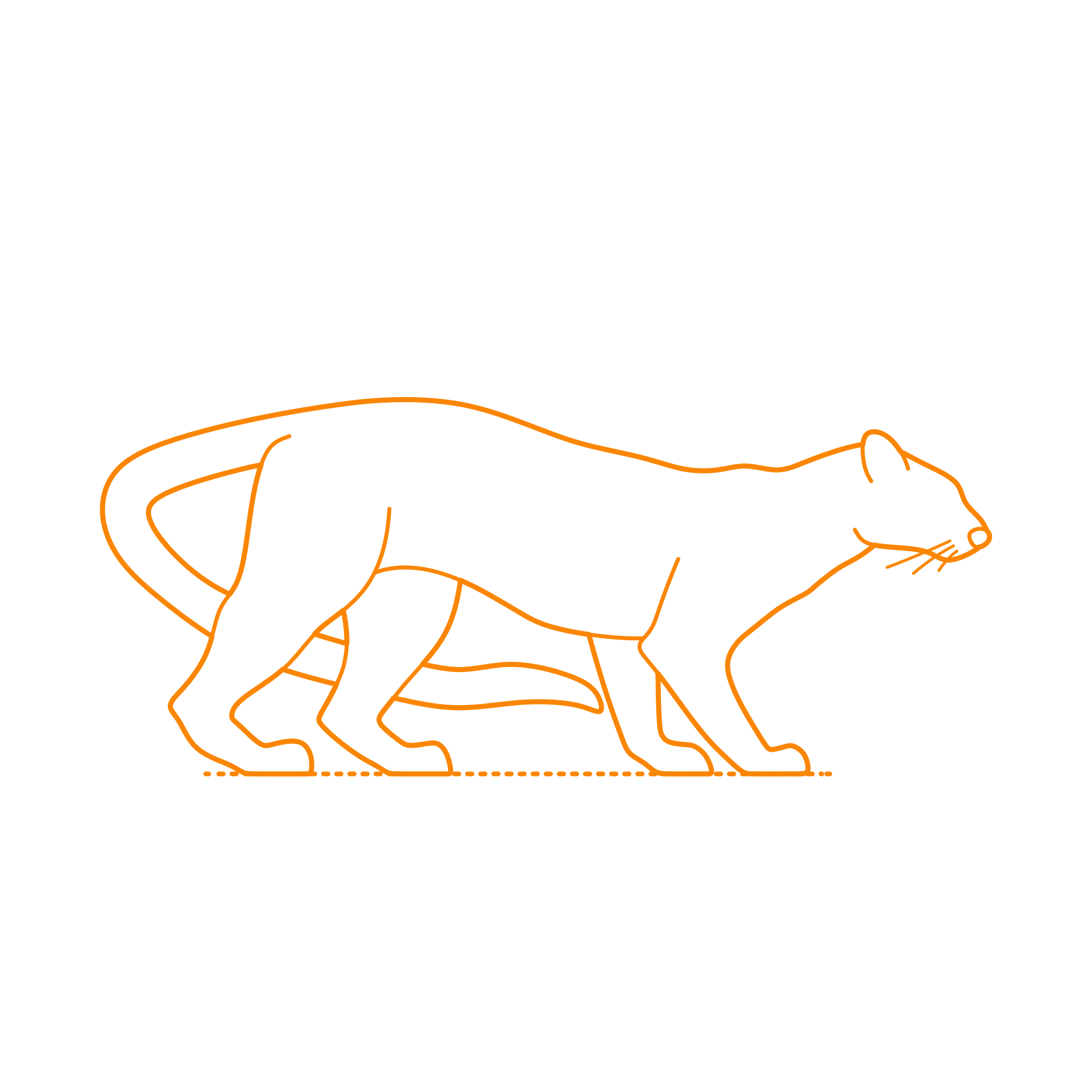 Animals Herpestids Fossa Digital Sketch Svg Design Free Vectors